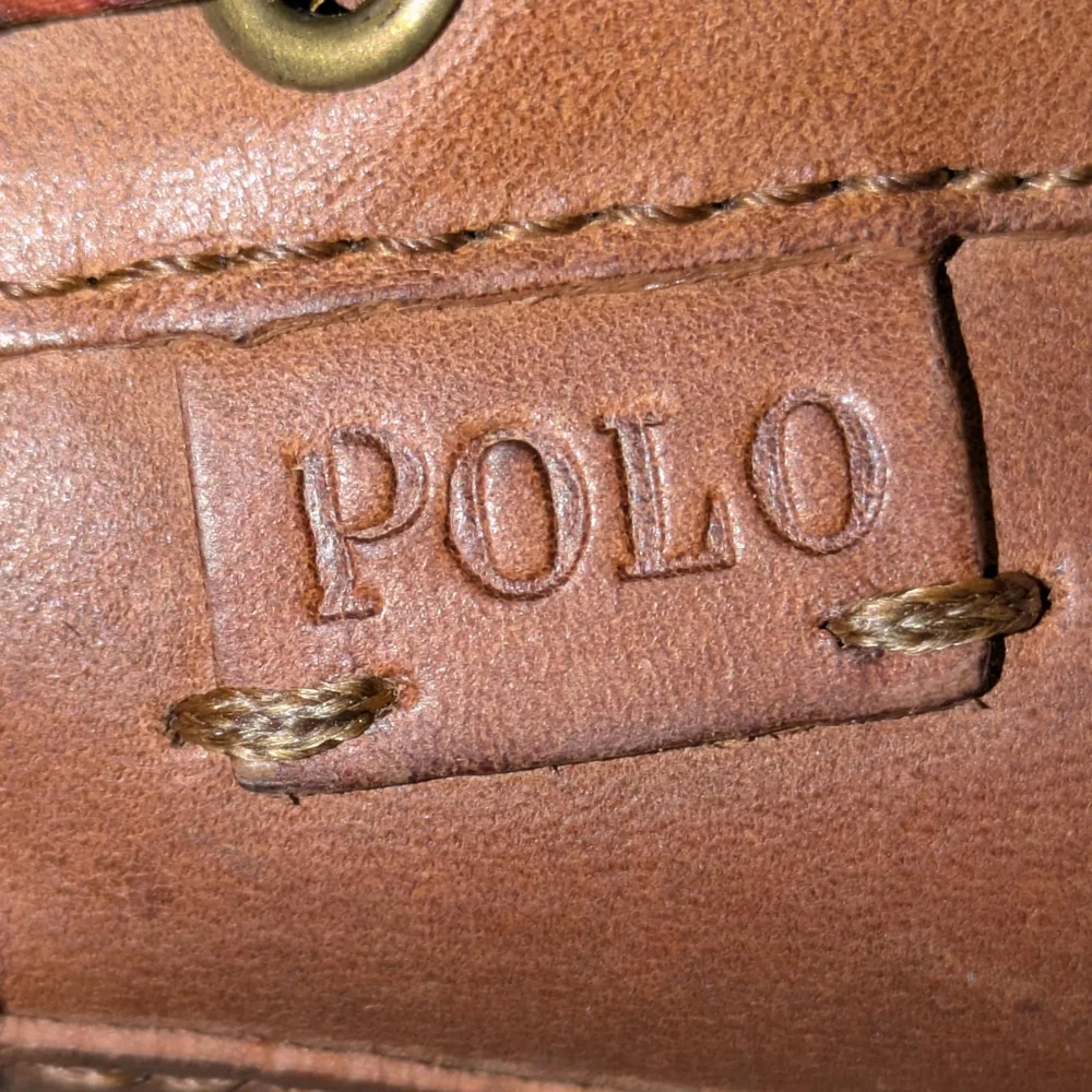 Polo Ralph Lauren Men's Leather Driving Loafers Brown Moccasins Size 10.5D
